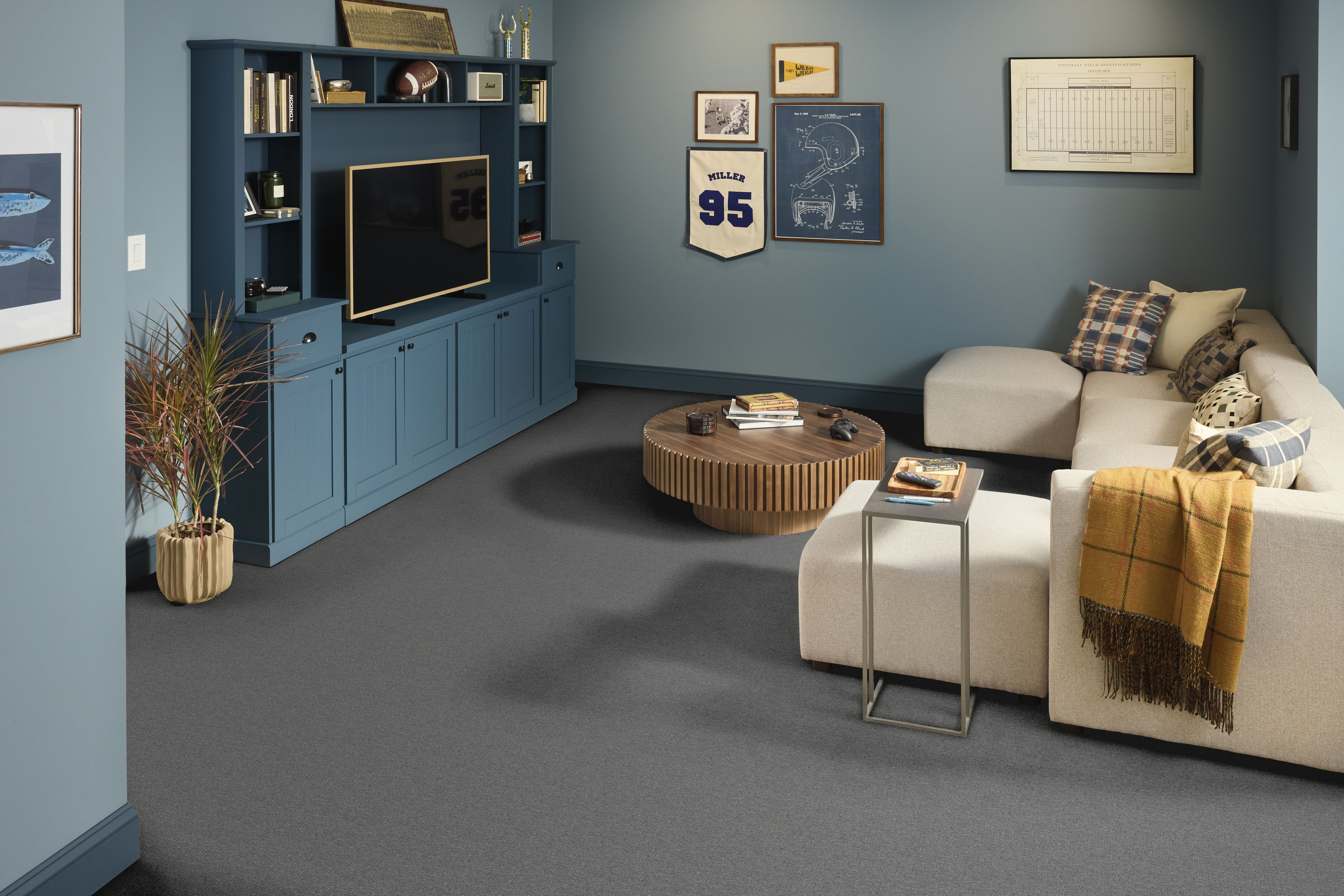 STONE  デニム　ダークグレー　w38 Stonebrook - Denim Carpet | Shaw Floors